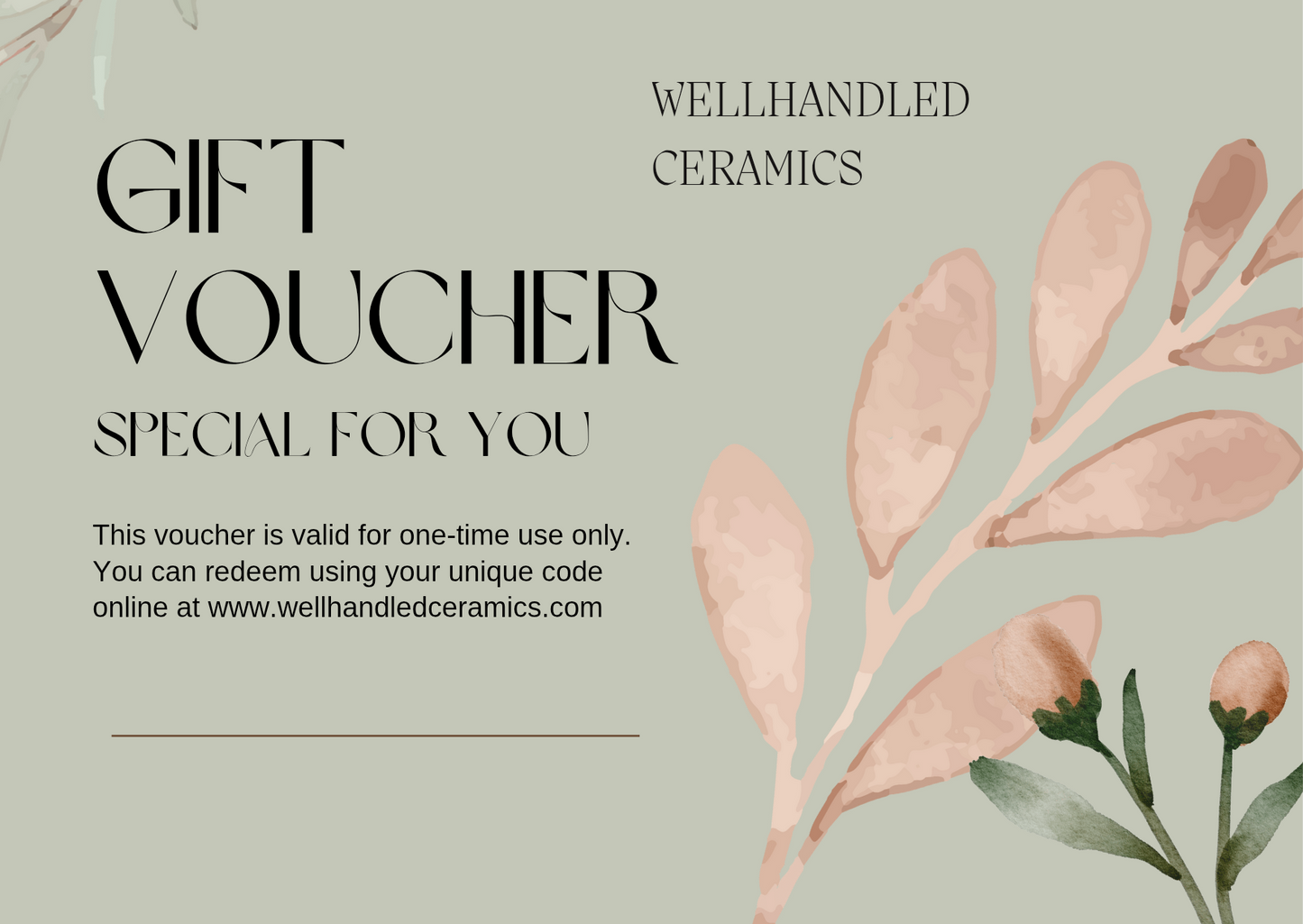 Mothers day gift card
