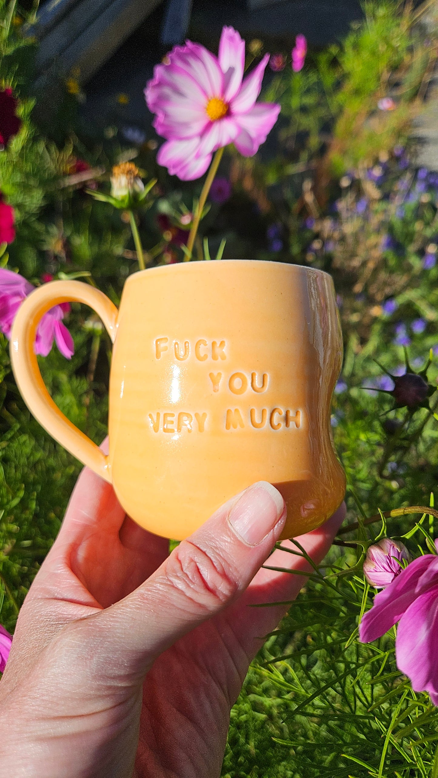 Naughty huggy mug