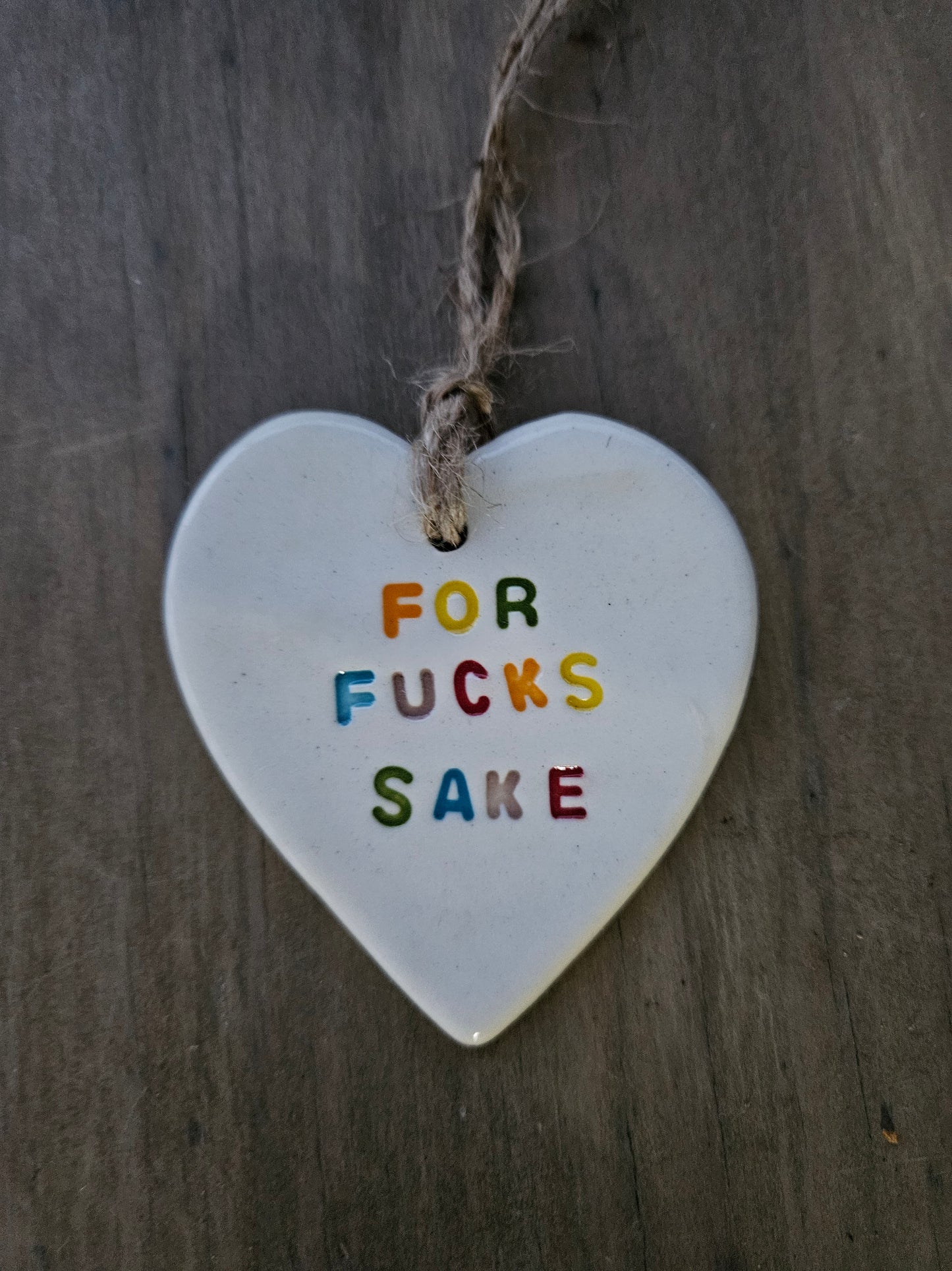 Hanging naughty hearts