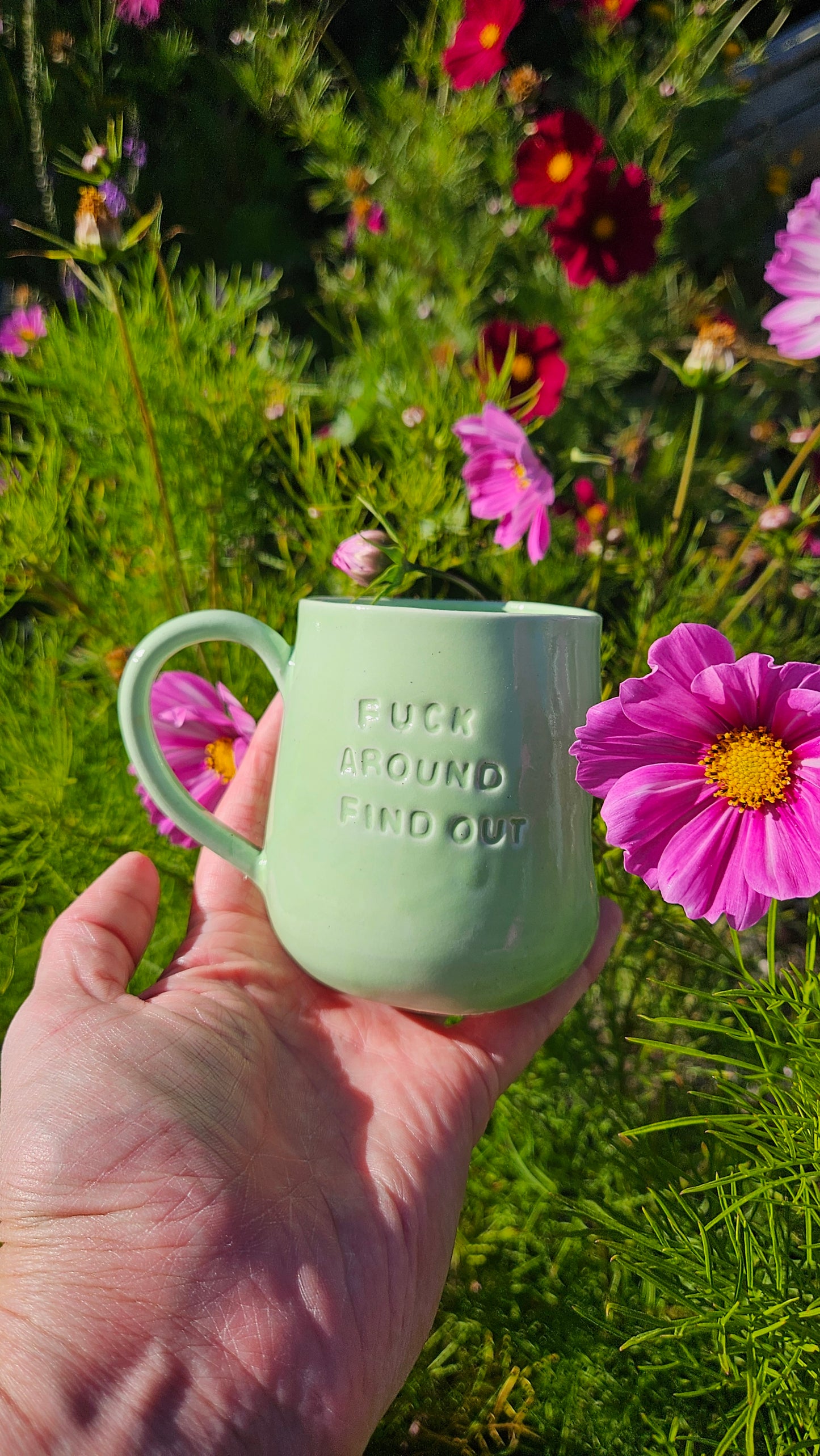Naughty huggy mug