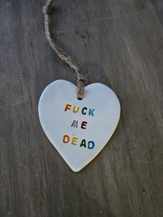 Hanging naughty hearts