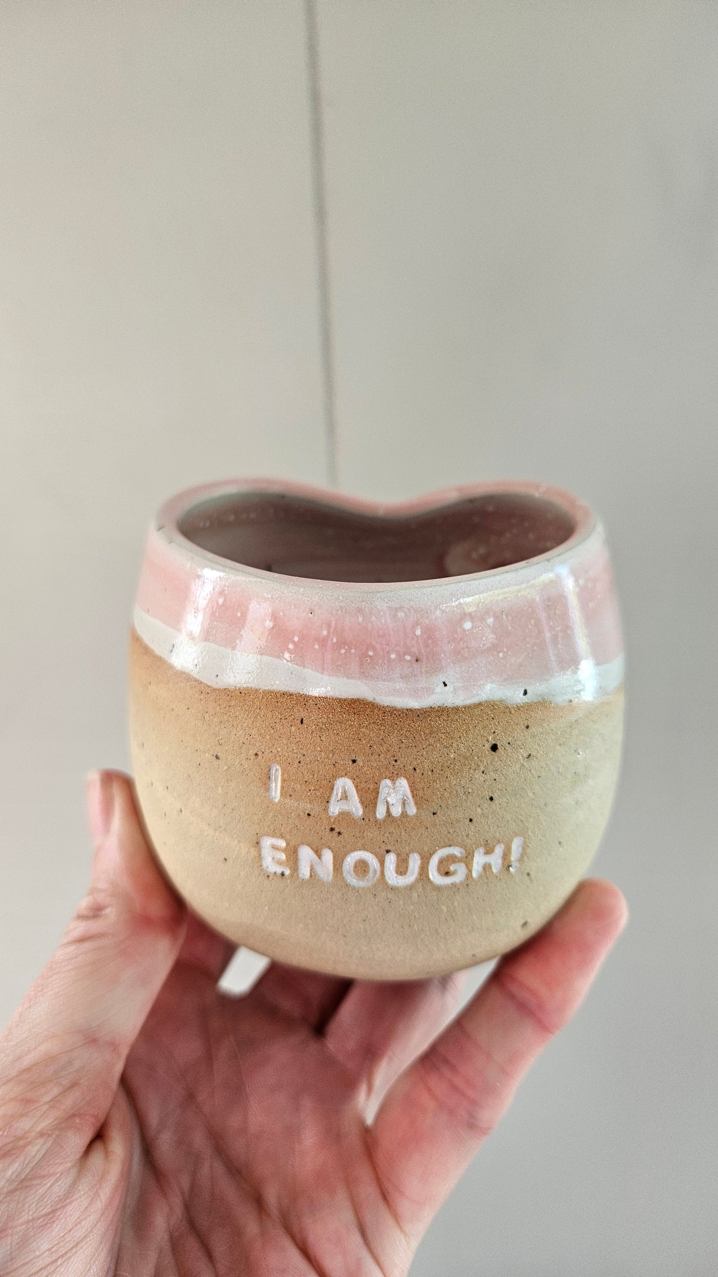 Affirmation Heart tumblers