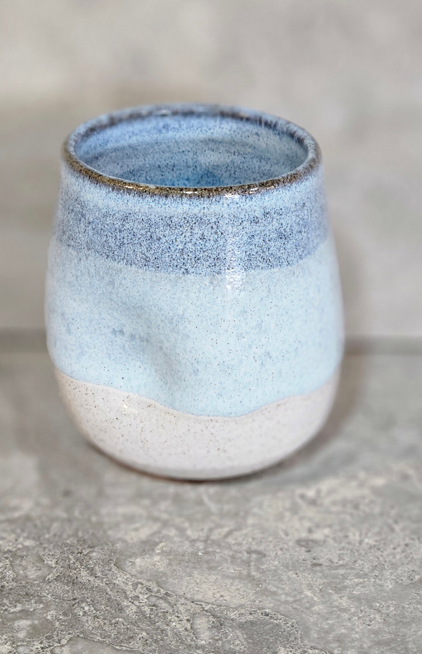 Grey stone Thumb Dent tumblers