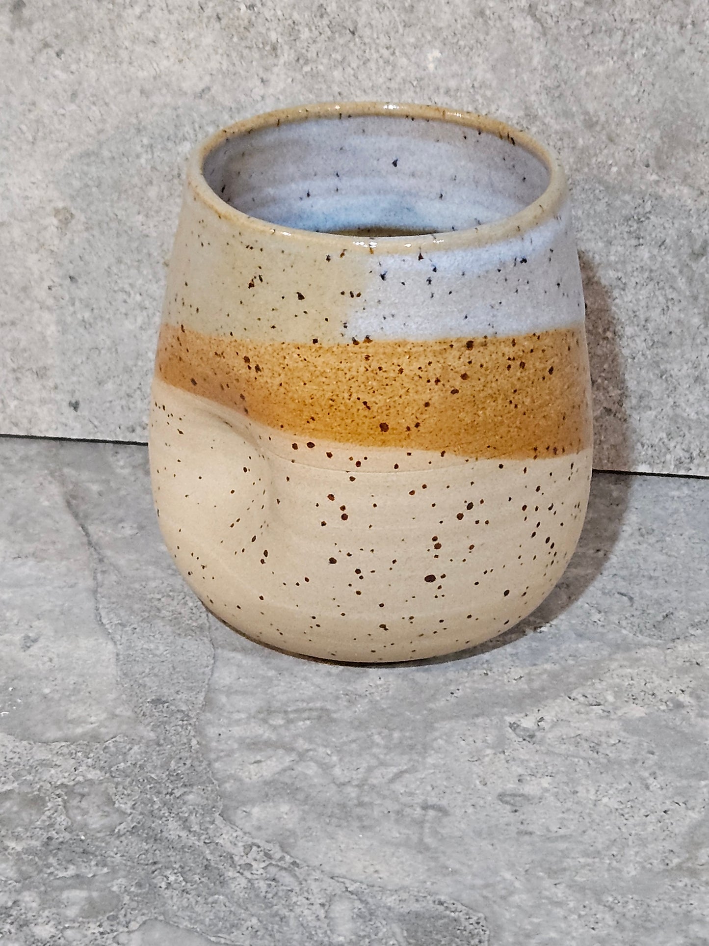 Thumb dent tumblers - speckled
