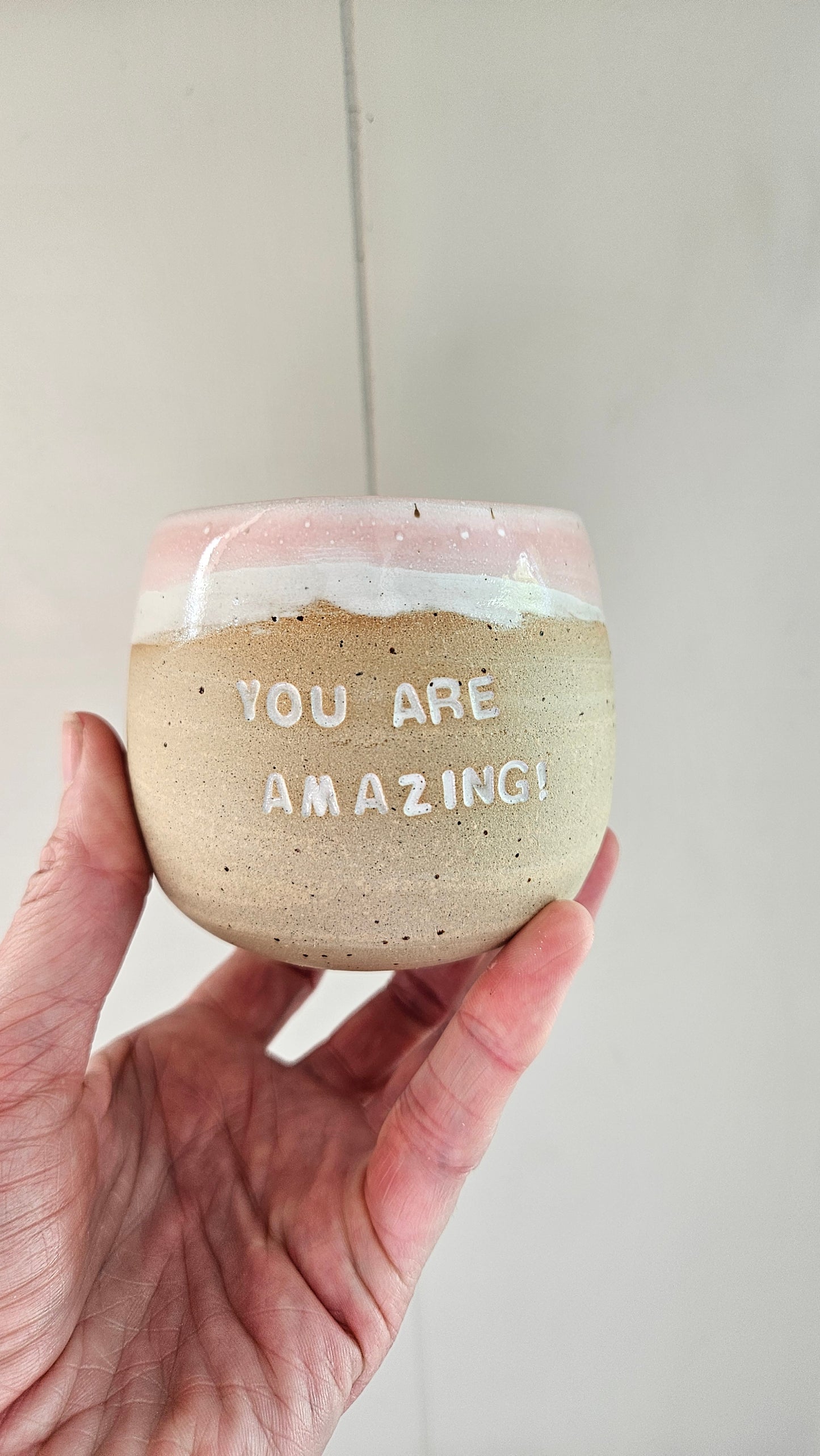 Affirmation Heart tumblers