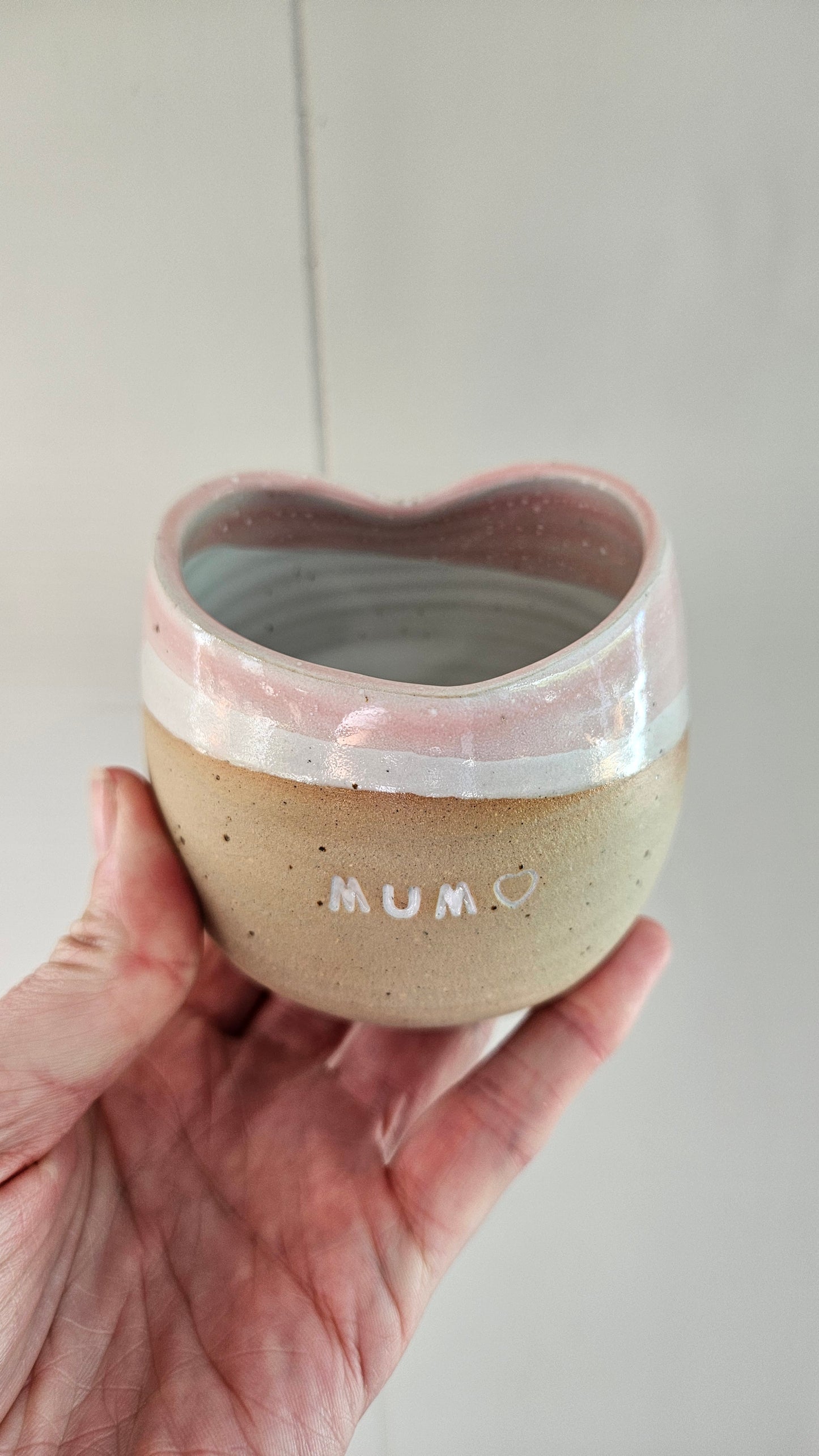 Affirmation Heart tumblers