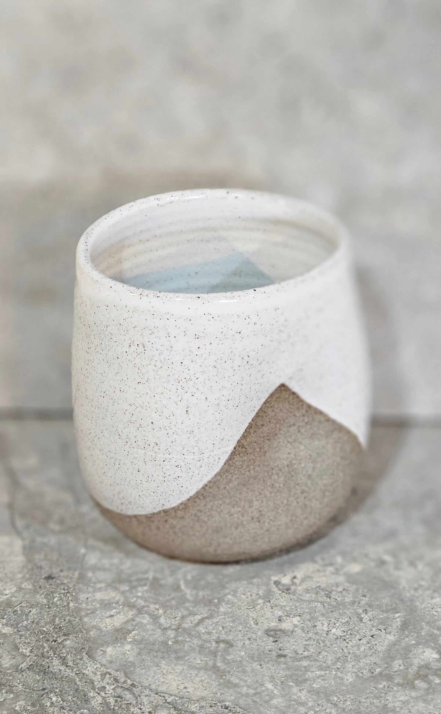 Grey stone Thumb Dent tumblers