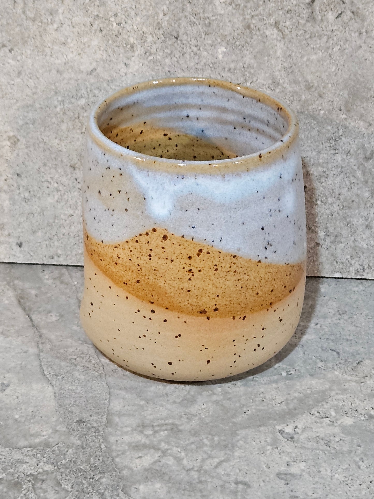 Thumb dent tumblers - speckled