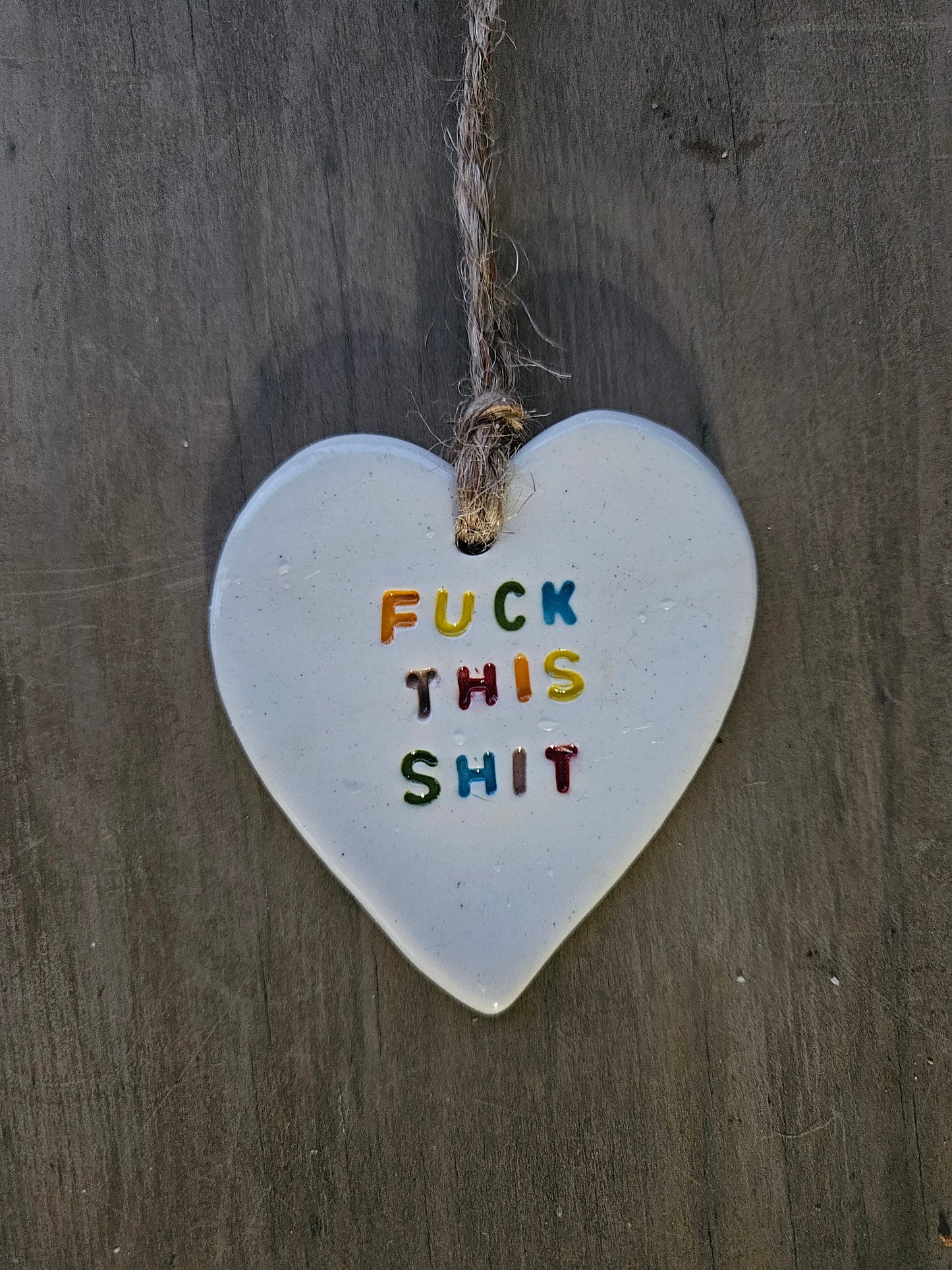 Hanging naughty hearts
